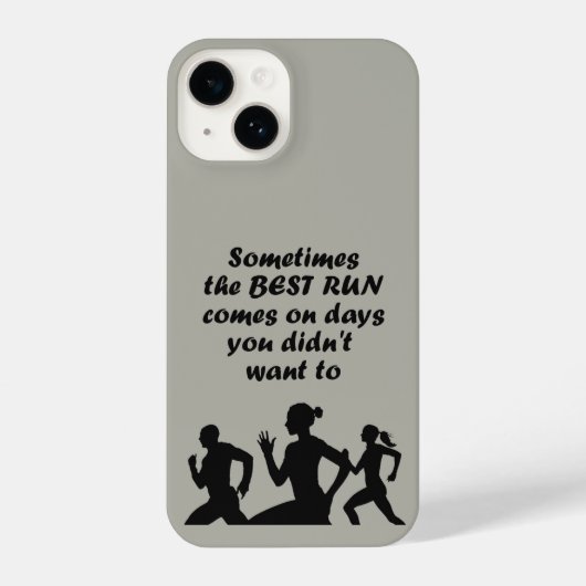 Inspirerend Motivatie uitvoeren van de looppas van iPhone Hoesje (Achterkant)