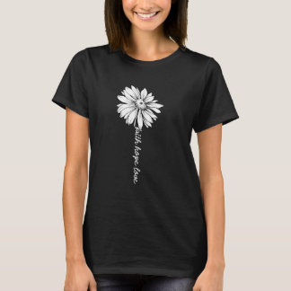 Inspirerend Motivatie Vloer Stem Faith Hope T-shirt