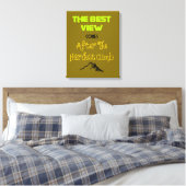 Inspirerend Motivating Hiking Quote Typografie Canvas Afdruk (Insitu (Slaapkamer))