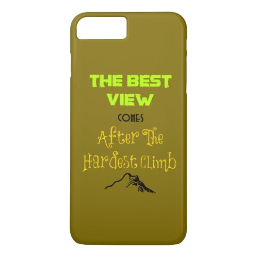 Inspirerend Motivating Hiking Quote Typografie Case-Mate iPhone Case (Achterkant)