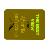 Inspirerend Motivating Hiking Quote Typografie Magneet (Horizontaal)