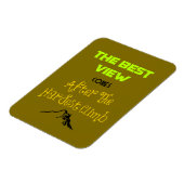 Inspirerend Motivating Hiking Quote Typografie Magneet (Linkerzijde)