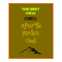 Inspirerend Motivating Hiking Quote Typografie