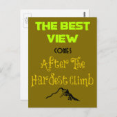 Inspirerend Motivating Quote Typografie Briefkaart (Voorkant / Achterkant)