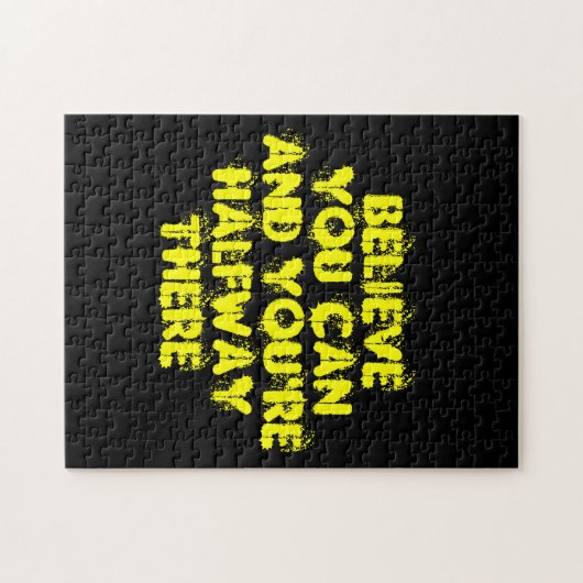 Inspirerend Motivation Positive Success Quotes Legpuzzel (Horizontaal)