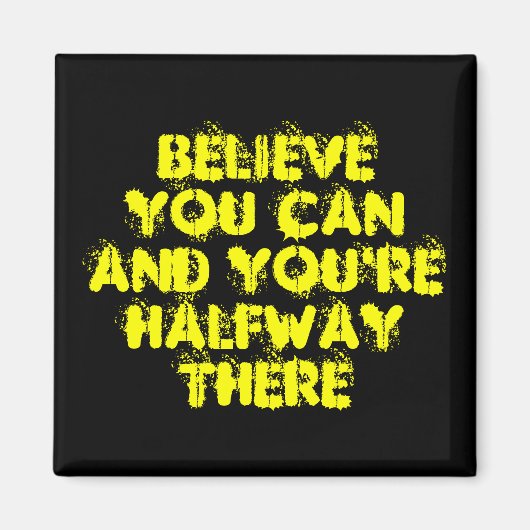 Inspirerend Motivation Positive Success Quotes Magneet (Voorkant)