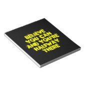 Inspirerend Motivation Positive Success Quotes Notitieblok (Schuin)