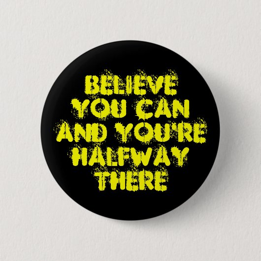 Inspirerend Motivation Positive Success Quotes Ronde Button 5,7 Cm (Voorkant)