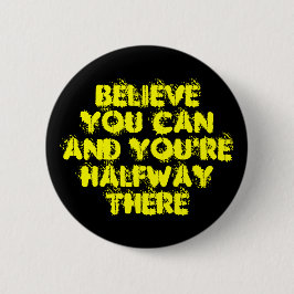 Inspirerend Motivation Positive Success Quotes Ronde Button 5,7 Cm