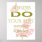 Inspirerend Motivation Poster (Voorkant)