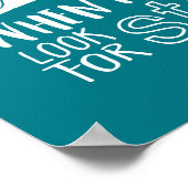 Inspirerend Motivation Quote denkt positief Poster (Hoek)