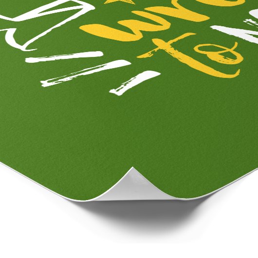 Inspirerend Motivation Quote Poster Life Slogan (Hoek)