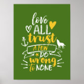 Inspirerend Motivation Quote Poster Life Slogan (Voorkant)