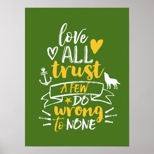 Inspirerend Motivation Quote Poster Life Slogan (Voorkant)