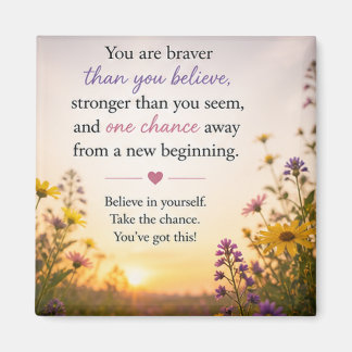 Inspirerend Motiverend Magneet