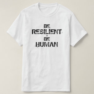 Inspirerend motto (bestand tegen mens) t-shirt