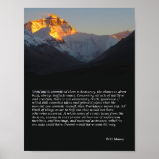 Inspirerend Mount Everest Poster