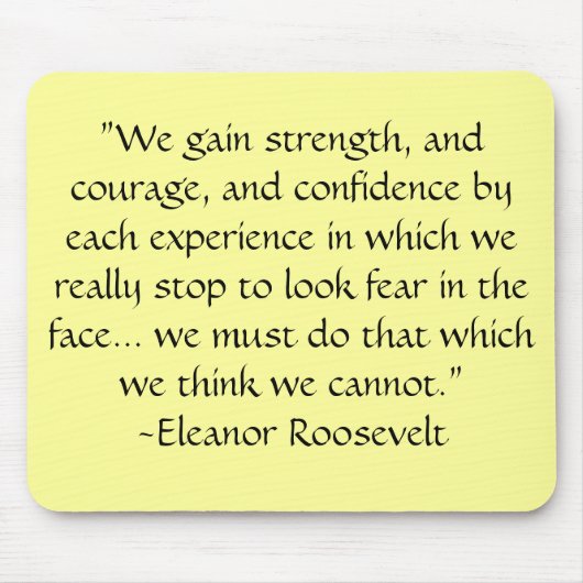 Inspirerend Mousepad Muismat (Voorkant)