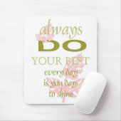 Inspirerend Mousepad Muismat (Met muis)
