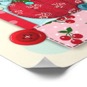 inspirerend naaigarend Poster (Hoek)