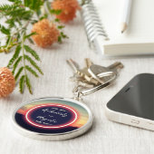 Inspirerend nacht sleutelhanger (Zijkant)