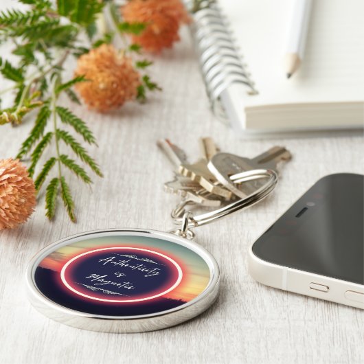 Inspirerend nacht sleutelhanger (Zijkant)