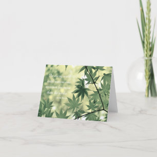 Inspirerend Natuur Citaat Maple Bladeren Kaart