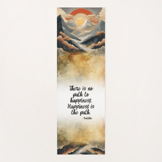 Inspirerend Natuur Geluk Innerlijke Vrede Quote Yogamat