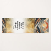 Inspirerend Natuur Geluk Innerlijke Vrede Quote Yogamat (Voorkant (horizontaal))