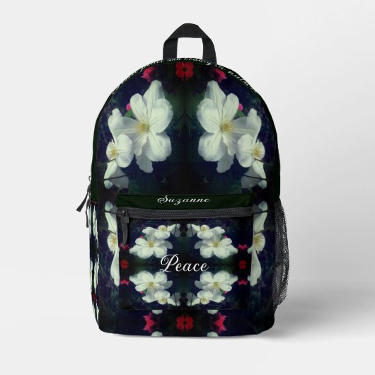 Inspirerend Natuur rust en schoonheid Bedrukte Rugzak (Voorkant)