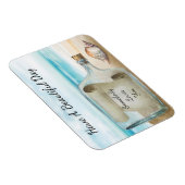 Inspirerend nautische boodschap in een flessenstra magneet (Rechterzijde)