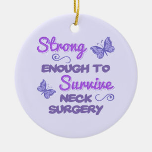 Inspirerend nek chirurgie bij vrouwen keramisch ornament