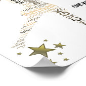 Inspirerend Netball Coach Quote Poster (Hoek)