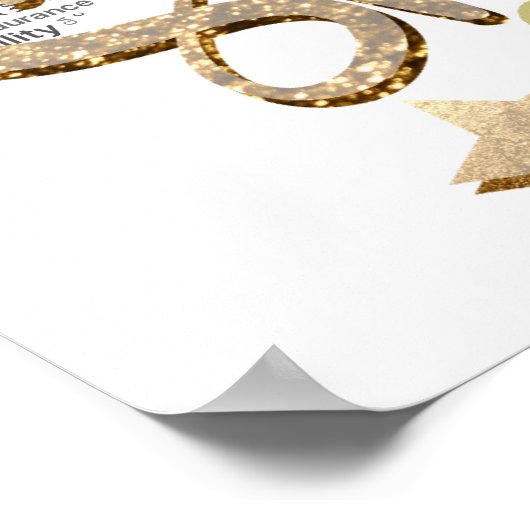 Inspirerend Netball Quote Poster (Hoek)