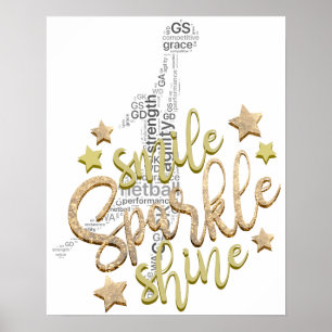 Inspirerend Netball Quote Poster