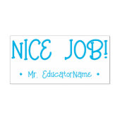 Inspirerend "NICE JOB!" Tutor Feedback Rubber Stem Zelfinktende Stempel (Design)