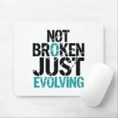 Inspirerend Niet Gebroken, Gewoon Evoluerend Muismat (Met muis)