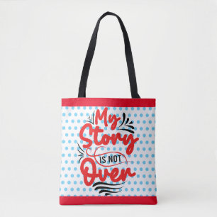 Inspirerend niet voorbij tote bag