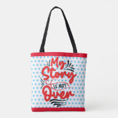 Inspirerend niet voorbij tote bag (Achterkant)