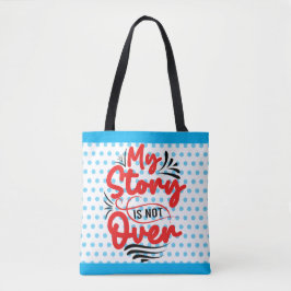 Inspirerend niet voorbij tote bag