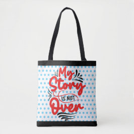 Inspirerend niet voorbij tote bag