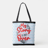 Inspirerend niet voorbij tote bag (Achterkant)
