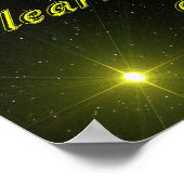 Inspirerend - Nieuwe sterren weven Poster (Hoek)