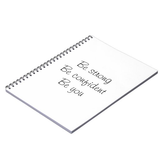 Inspirerend notebook notitieboek (Linkerzijde)