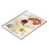 Inspirerend notebook - omhoog notitieboek (Linkerzijde)