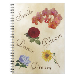 Inspirerend notebook - omhoog notitieboek