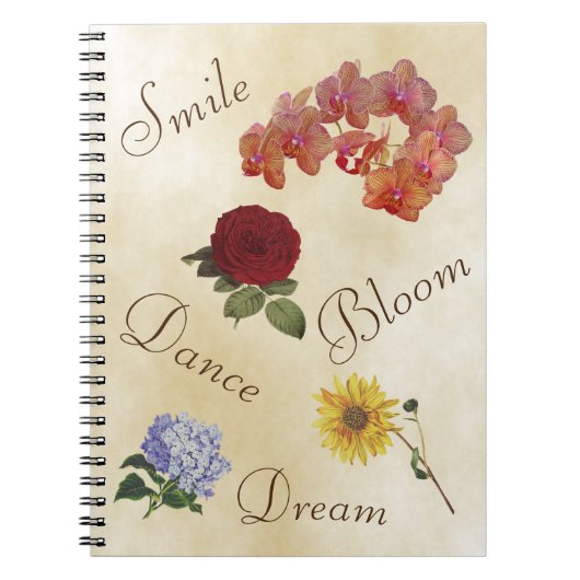 Inspirerend notebook - omhoog notitieboek (Voorkant)