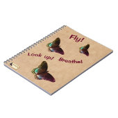 Inspirerend notebook - omhoog notitieboek (Linkerzijde)