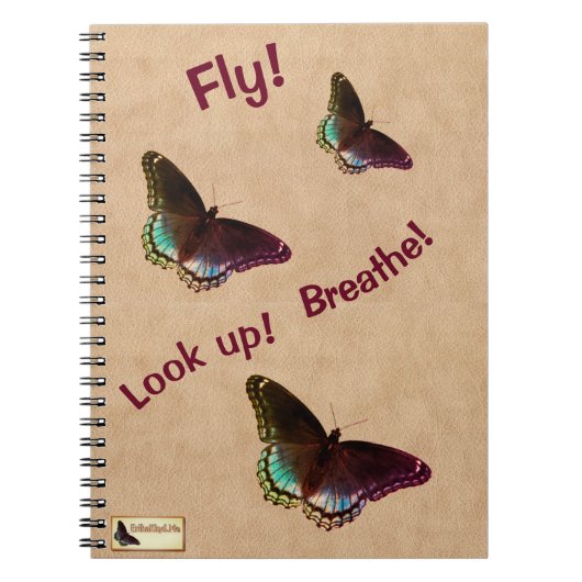 Inspirerend notebook - omhoog notitieboek (Voorkant)