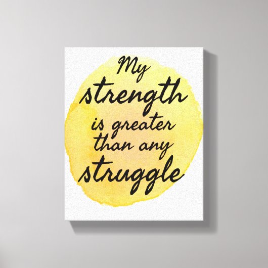 Inspirerend noteringen voor zelfaanvaarding canvas afdruk (Voorkant)